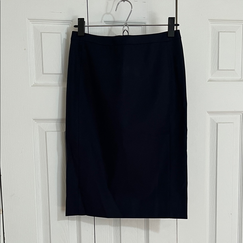 J. Crew Navy Pencil Skirt - Classic Workwear